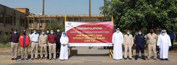 Double Safety achievement for Qatar Steel Company (10 000 000 hours without injury & LTIFR 0)